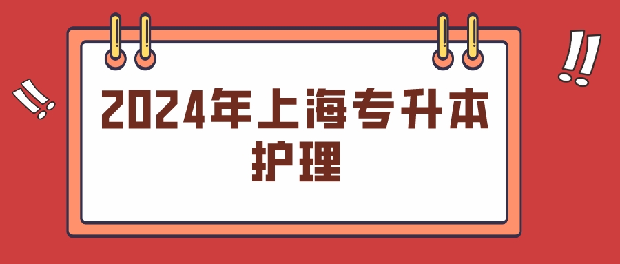 2024年上海专升本护理