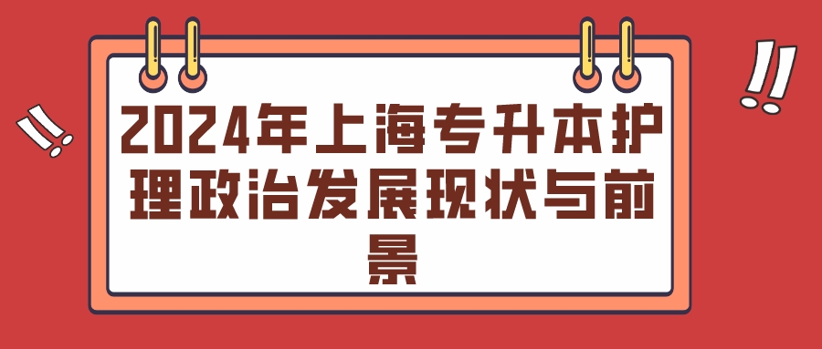 2024年上海专升本护理政治发展现状与前景